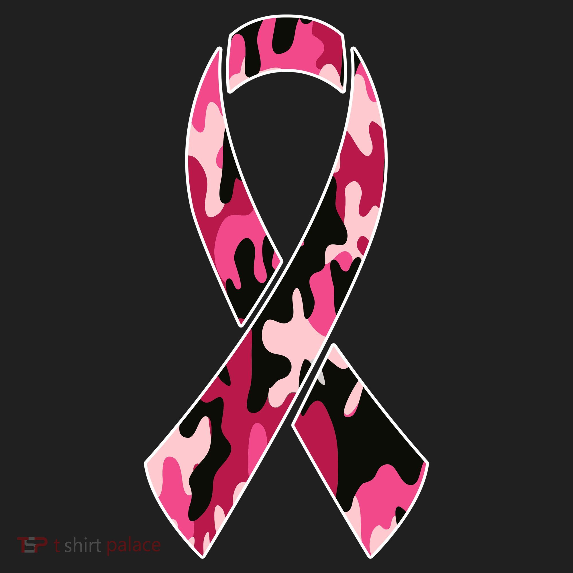 Beast Cancer Camo Ribbon Tumbler