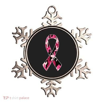 Beast Cancer Camo Ribbon Ornament