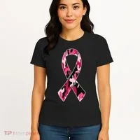 Beast Cancer Camo Ribbon Women's T-Shirt thumb 4