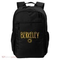 Berkeley California CA Sun Drawing Amber   Backpack thumb 0