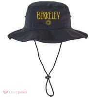 Berkeley California CA Sun Drawing Amber   Bucket Hat thumb 0