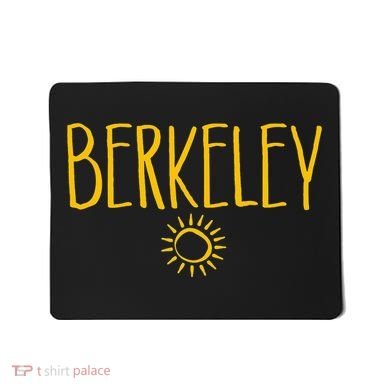 Berkeley California CA Sun Drawing Amber   Mousepad