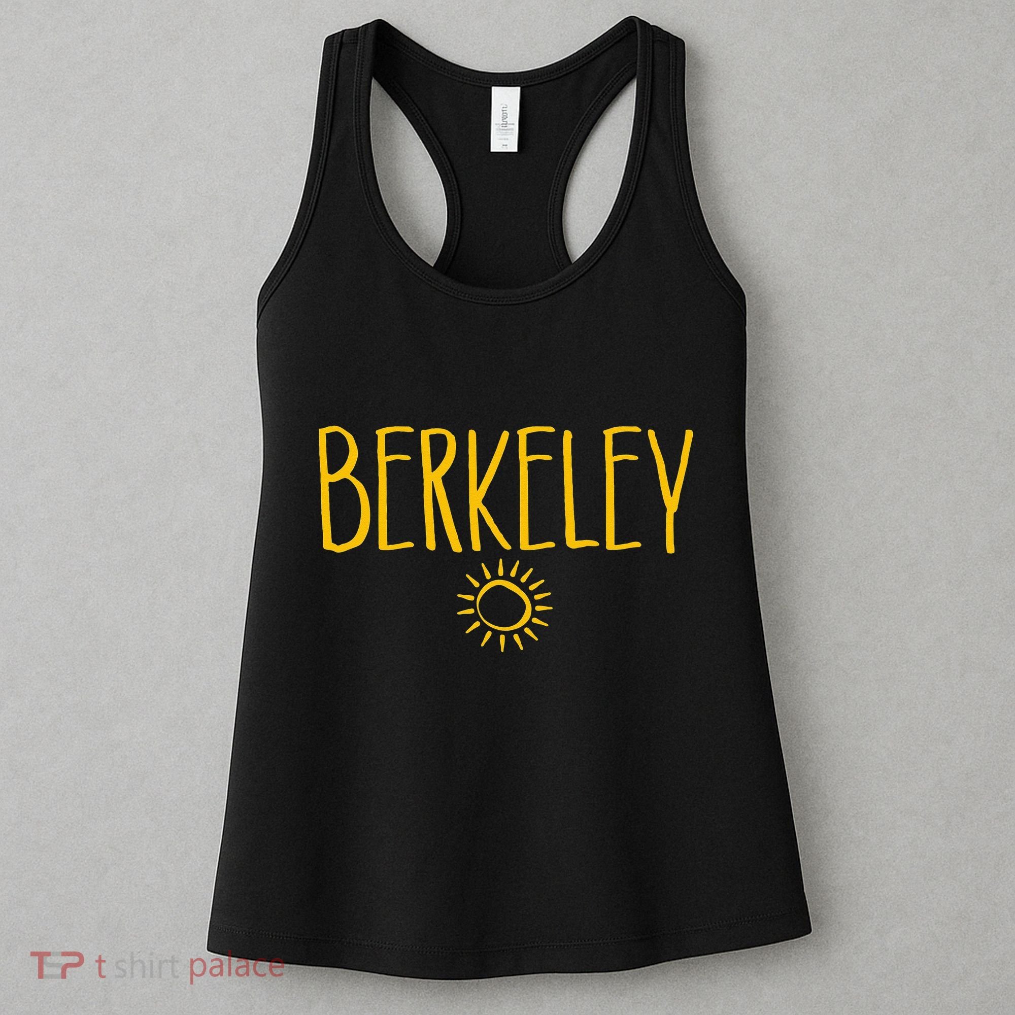 Berkeley California CA Sun Drawing Amber   Women's Tank Top