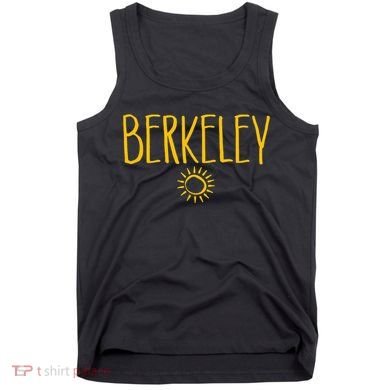 Berkeley California CA Sun Drawing Amber   Tank Top