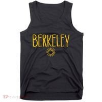 Berkeley California CA Sun Drawing Amber   Tank Top thumb 0