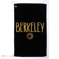 Berkeley California CA Sun Drawing Amber   Golf Towel thumb 0