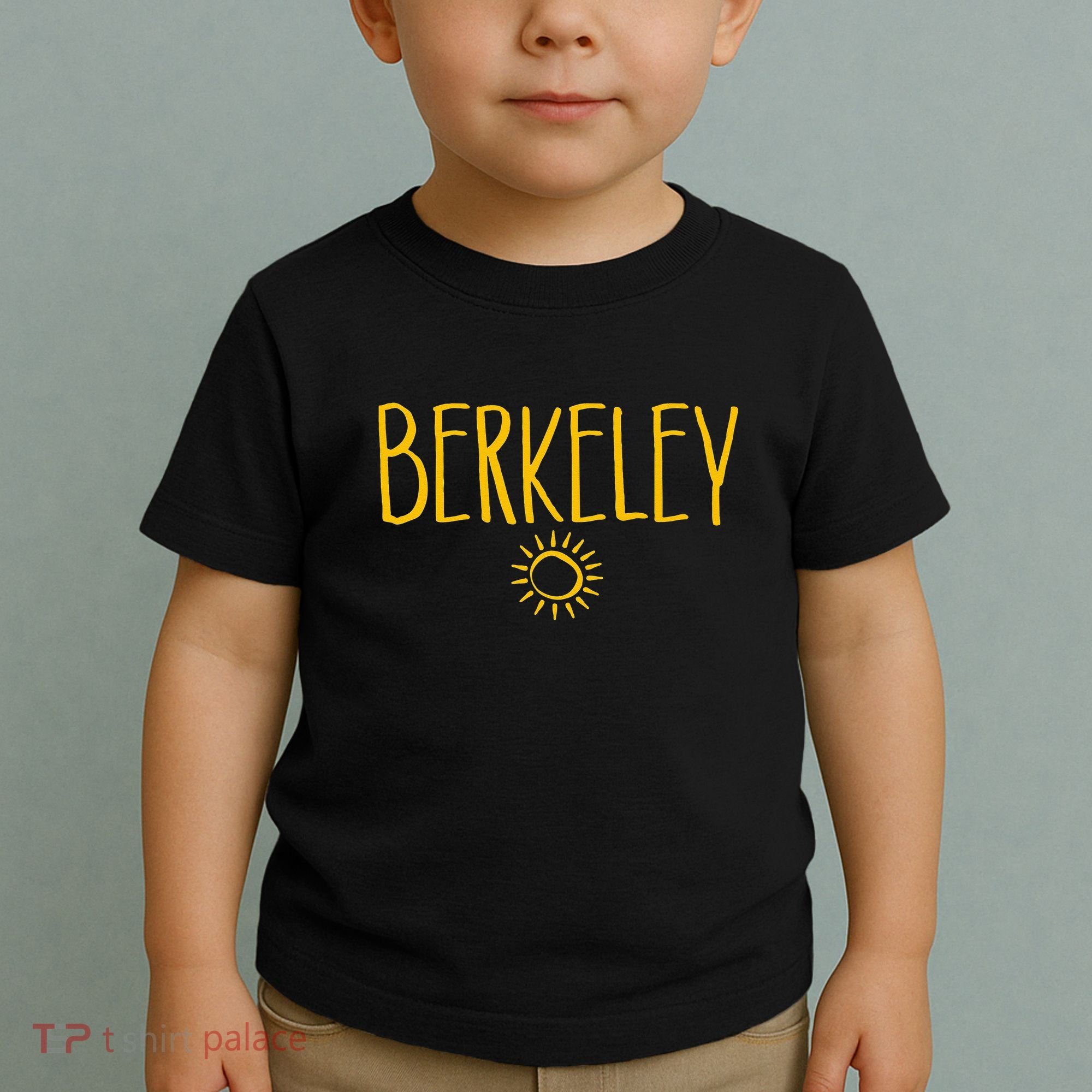 Berkeley California CA Sun Drawing Amber   Toddler T-Shirt