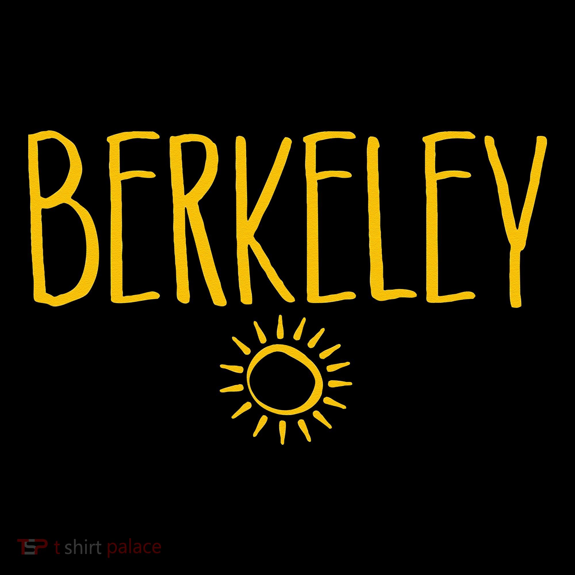 Berkeley California CA Sun Drawing Amber   Kids Hoodie