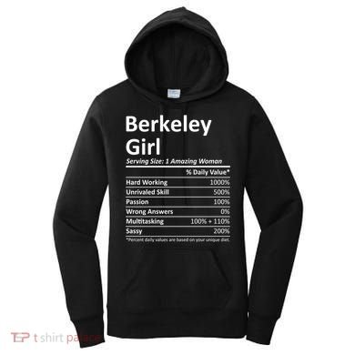 Berkeley Ca California Funny City Home Roots Usa Gift Women's Hoodie