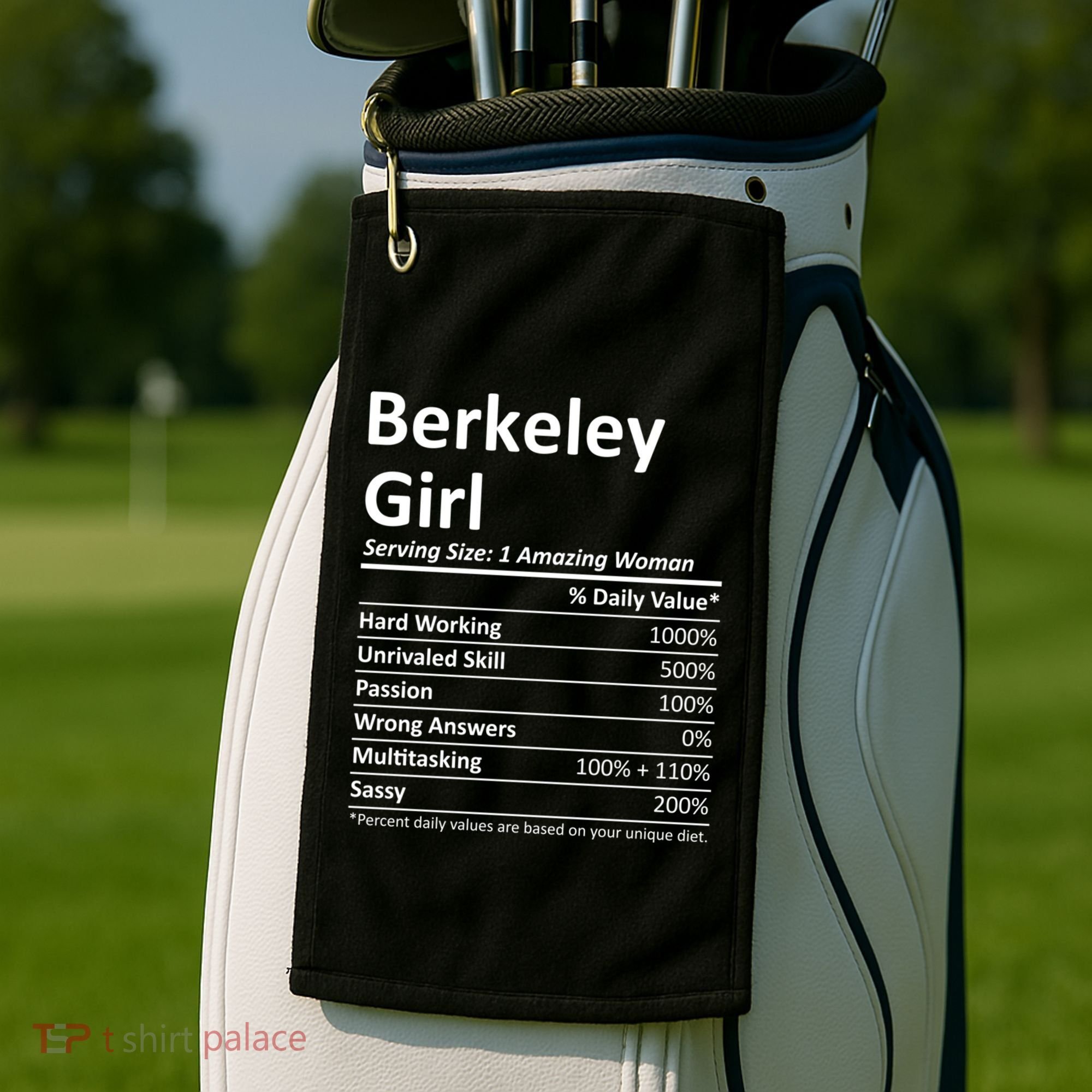 Berkeley Ca California Funny City Home Roots Usa Gift Golf Towel