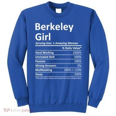 Berkeley Ca California Funny City Home Roots Usa Gift Sweatshirt
