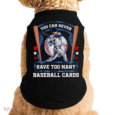 Baseball Cards Collector Doggie Tank
