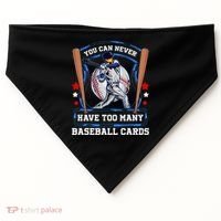 Baseball Cards Collector USA-Made Doggie Bandana thumb 0