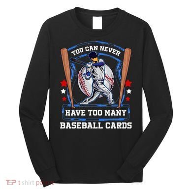 Baseball Cards Collector Long Sleeve Shirt