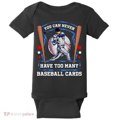 Baseball Cards Collector Baby Bodysuit