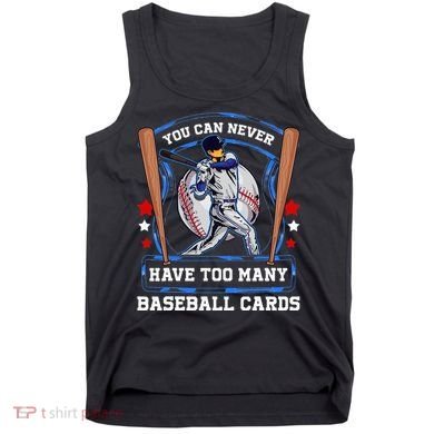 Baseball Cards Collector Tank Top