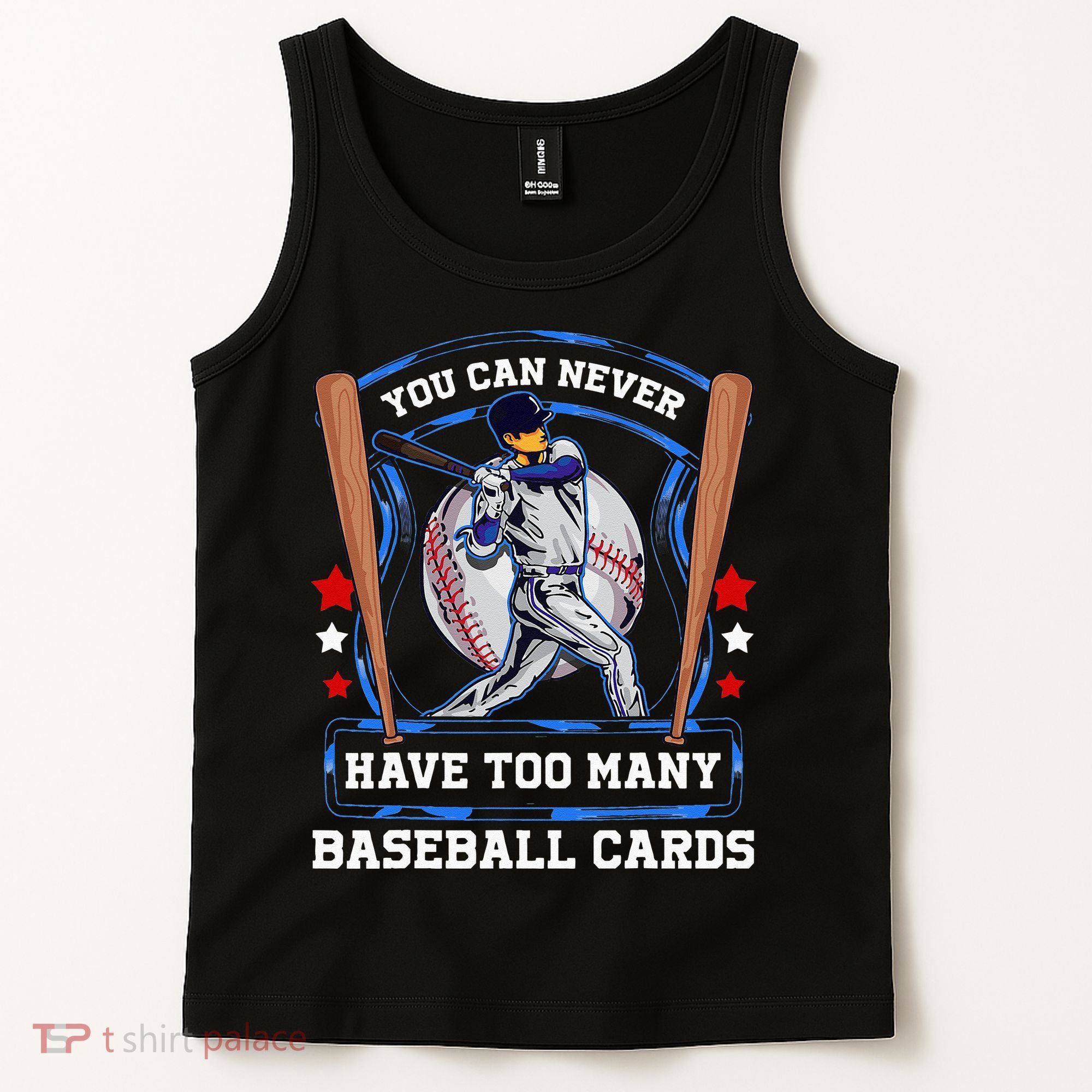 Baseball Cards Collector Tank Top