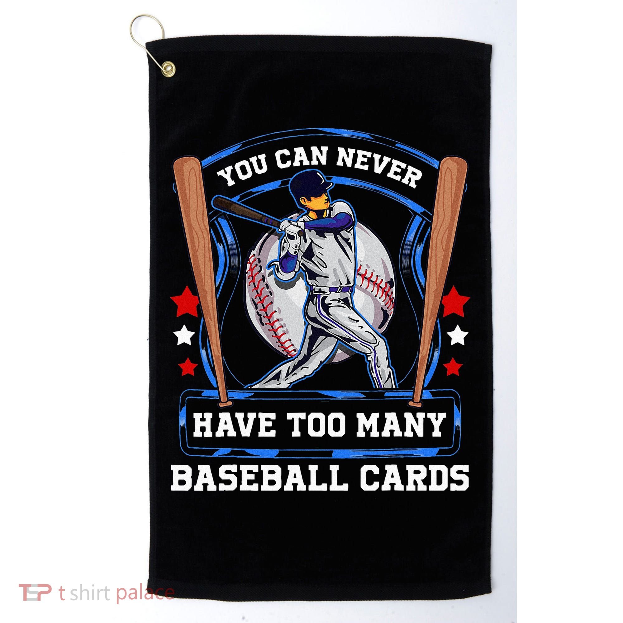 Baseball Cards Collector Golf Towel