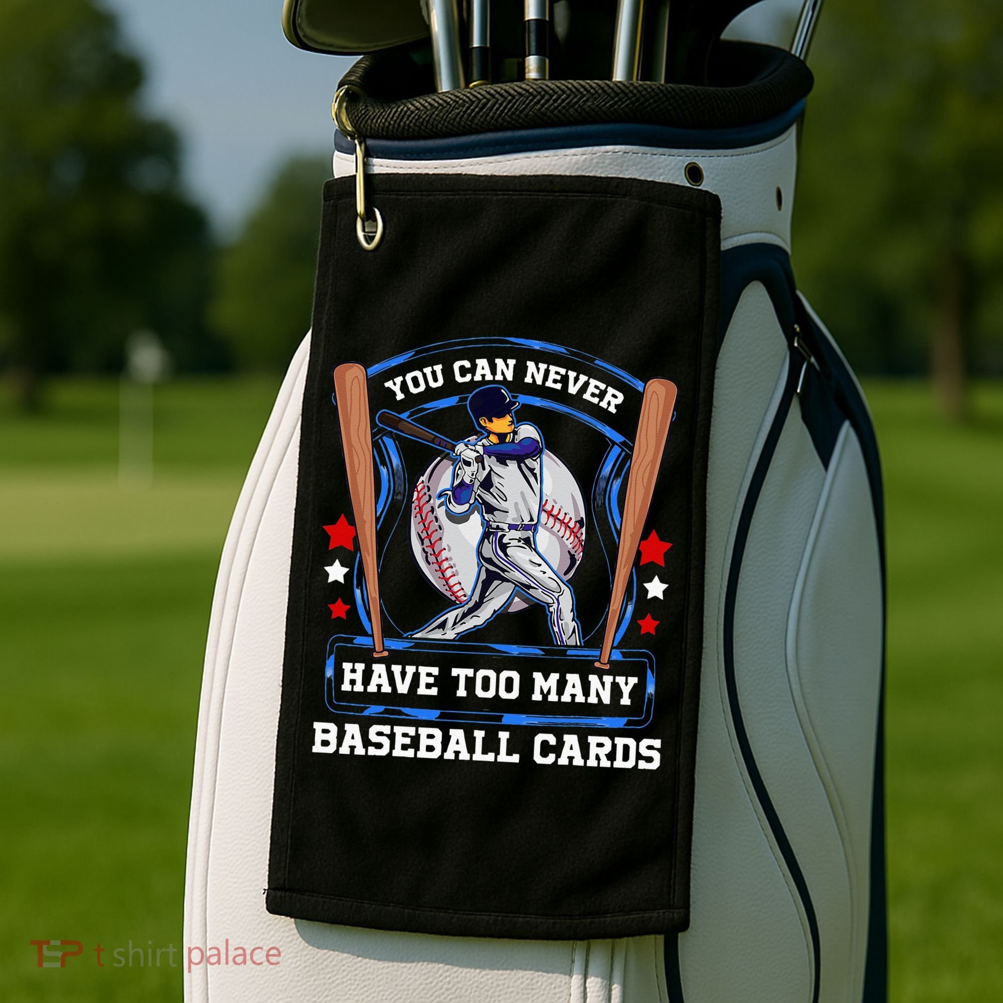 Baseball Cards Collector Golf Towel