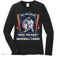 Baseball Cards Collector Women's Long Sleeve Shirt thumb 0