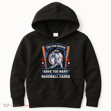 Baseball Cards Collector Kids Hoodie