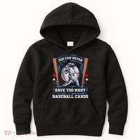 Baseball Cards Collector Kids Hoodie thumb 0