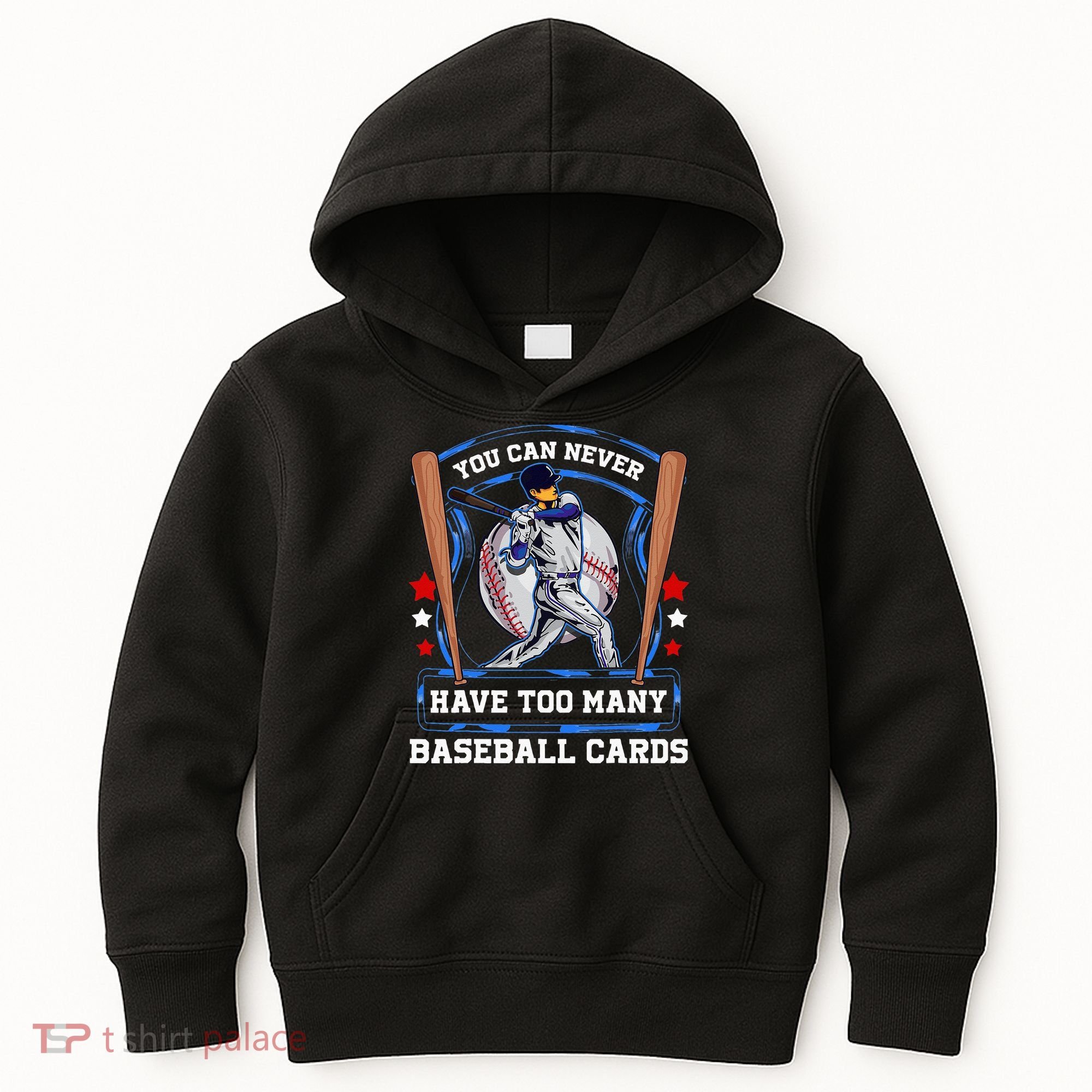 Baseball Cards Collector Kids Hoodie