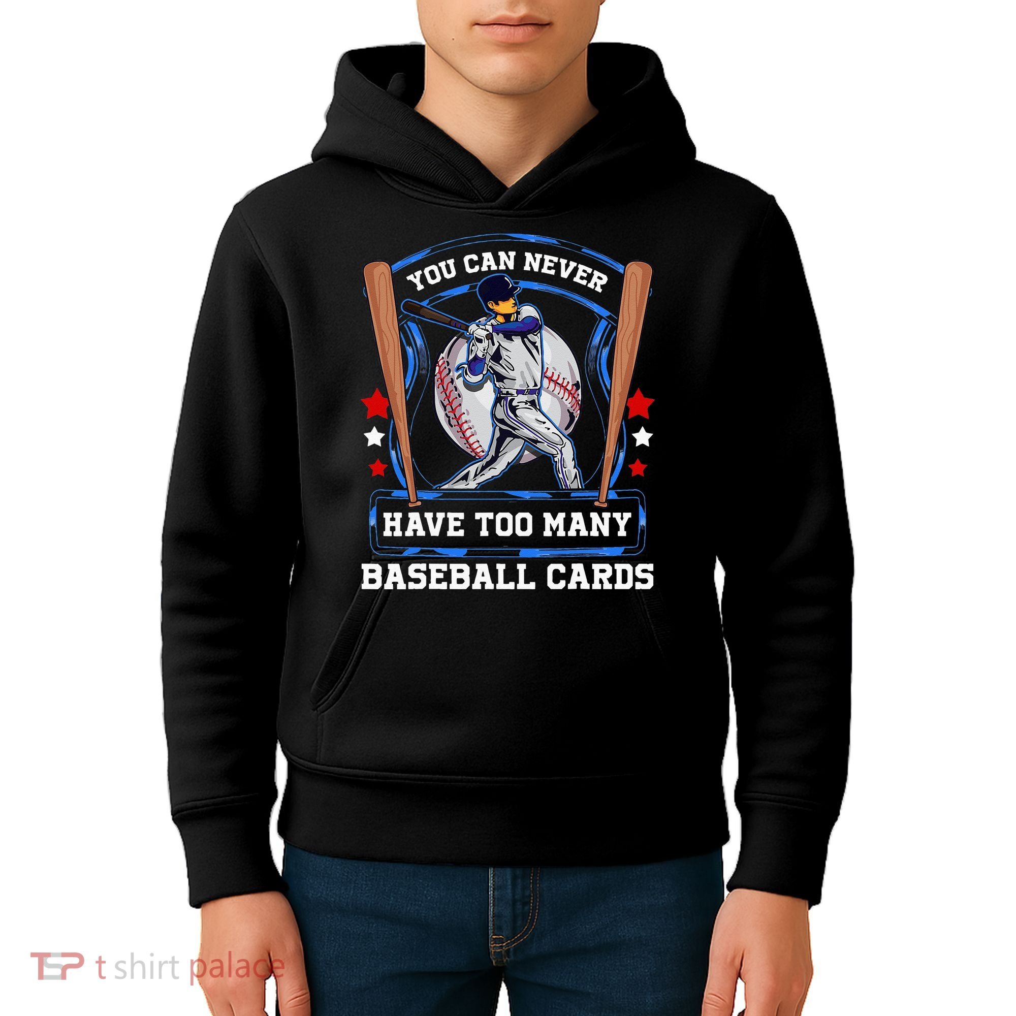 Baseball Cards Collector Kids Hoodie