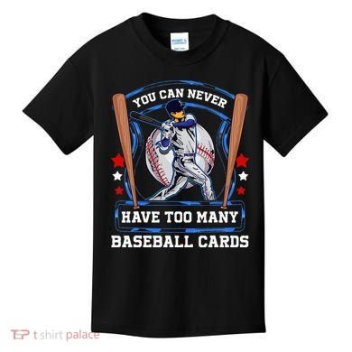 Baseball Cards Collector Kids T-Shirt