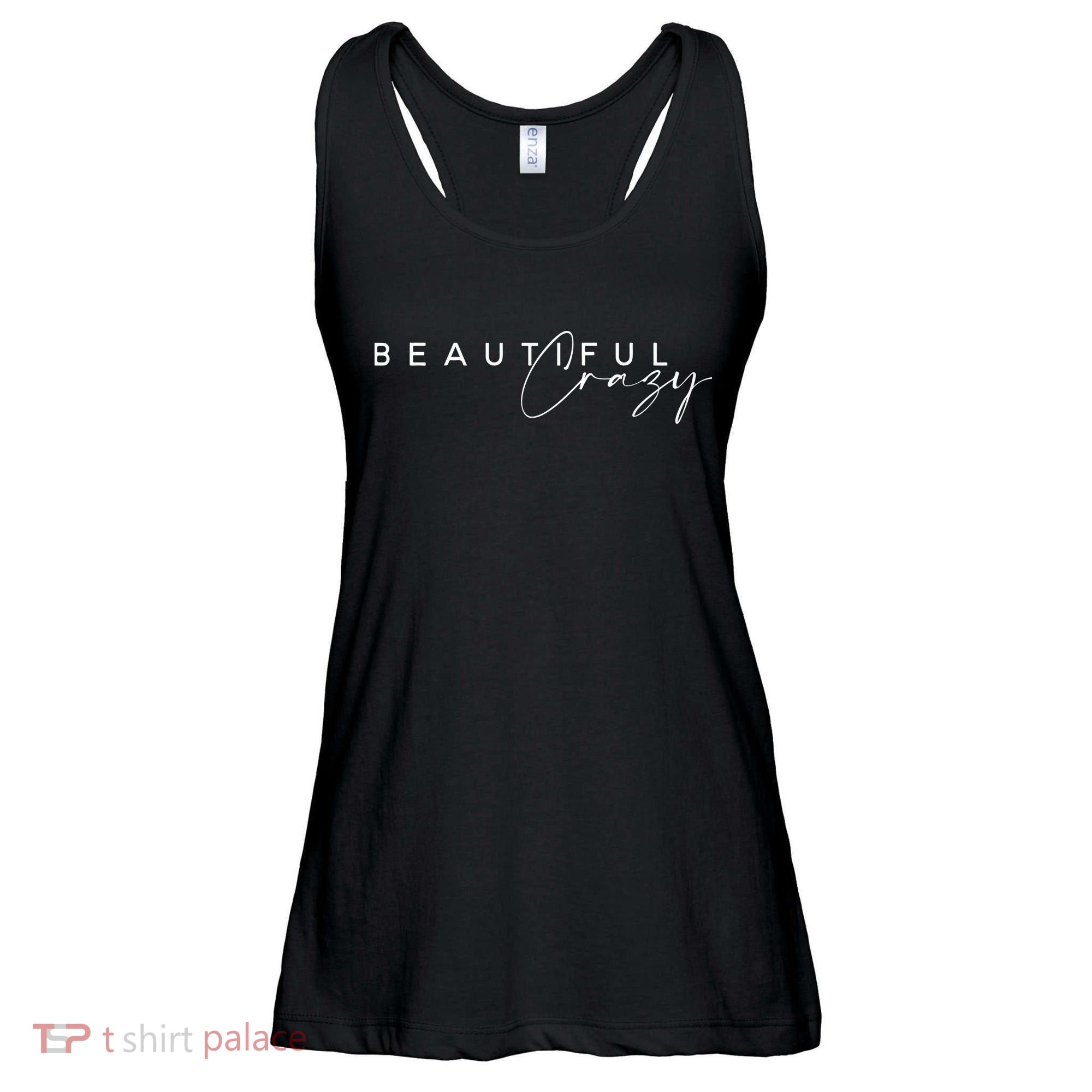 Beautiful Crazy Country Music Ladies Essential Flowy Tank