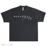Beautiful Crazy Country Music Urban Oversized Heavyweight T-Shirt thumb 0