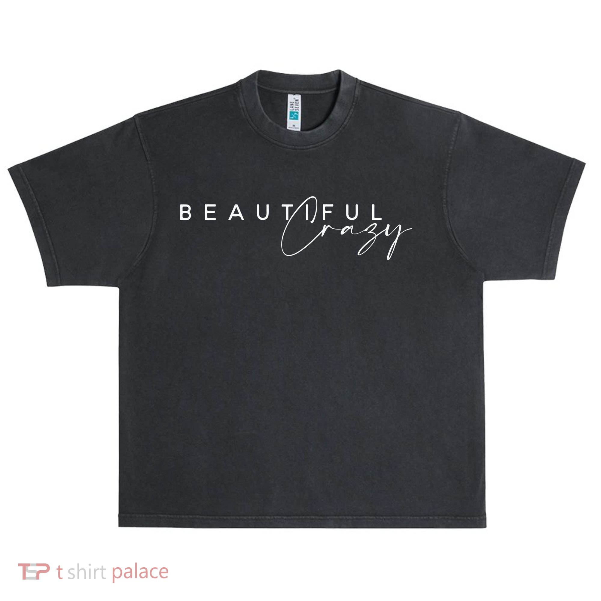 Beautiful Crazy Country Music Urban Oversized Heavyweight T-Shirt