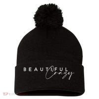 Beautiful Crazy Country Music Pom Pom 12in Knit Beanie thumb 0