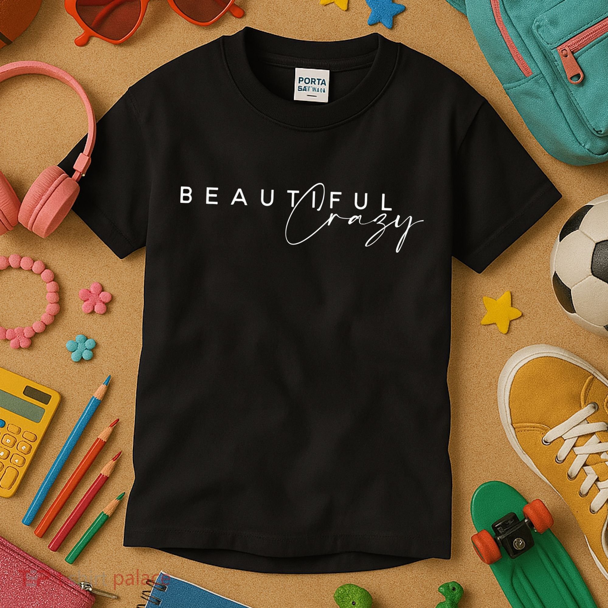 Beautiful Crazy Country Music Kids T-Shirt