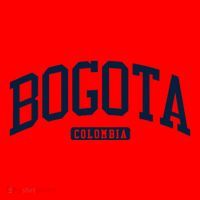 Bogota Colombia College University Style Santa Hat thumb 1