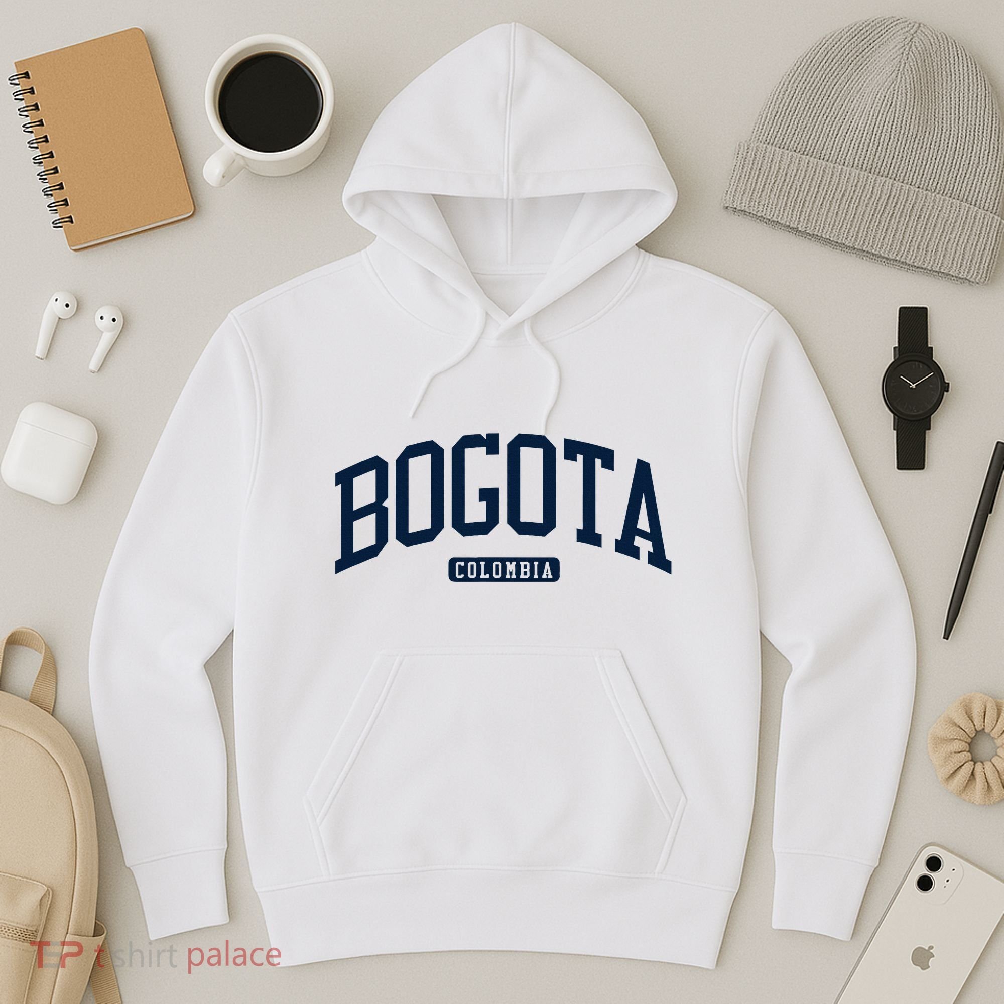 Bogota Colombia College University Style Hoodie