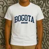 Bogota Colombia College University Style T-Shirt thumb 3