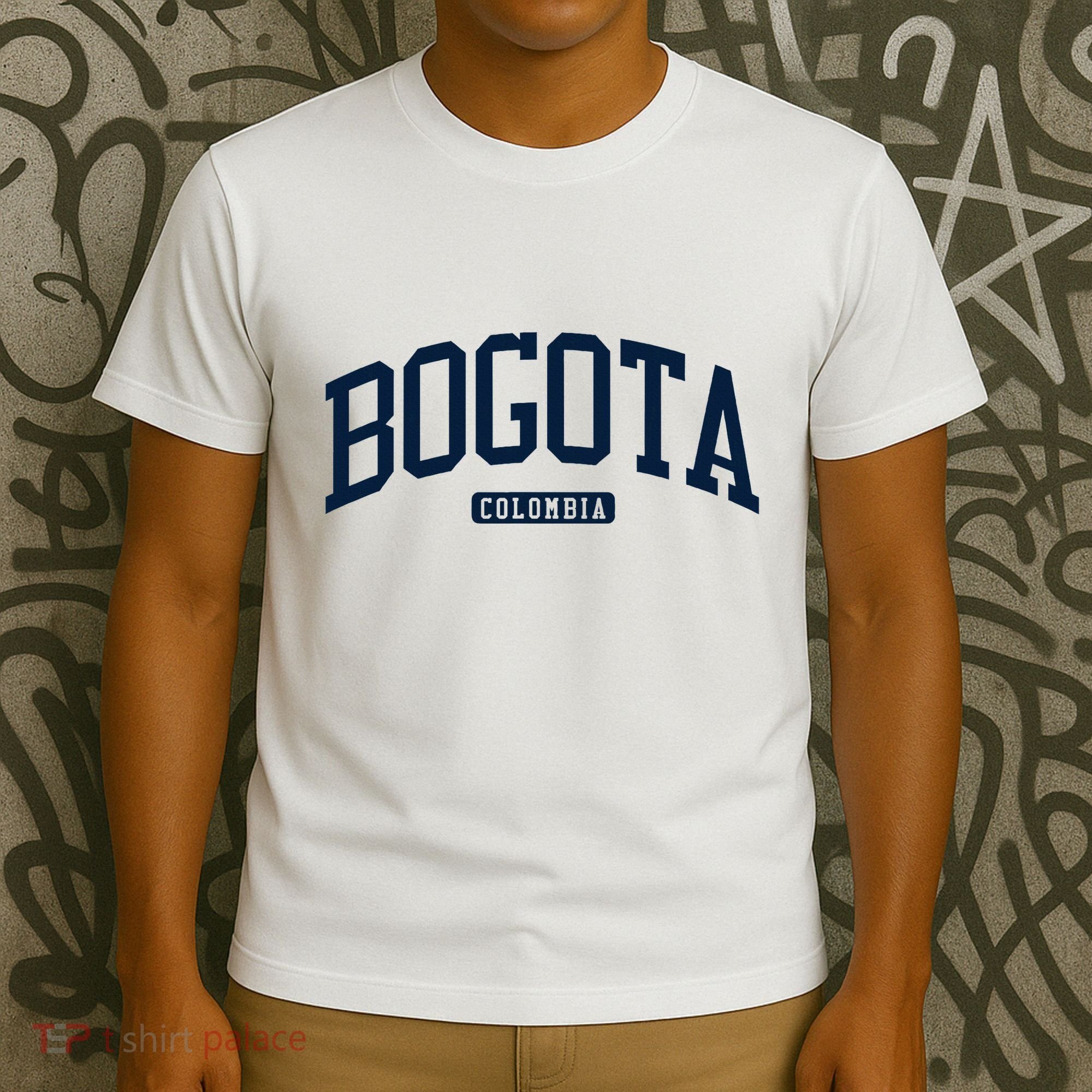 Bogota Colombia College University Style T-Shirt