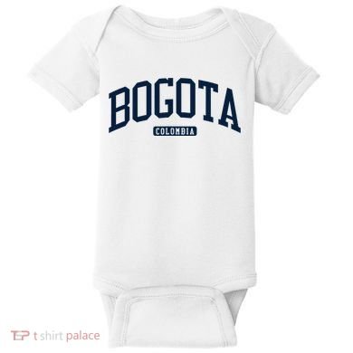 Bogota Colombia College University Style Baby Bodysuit