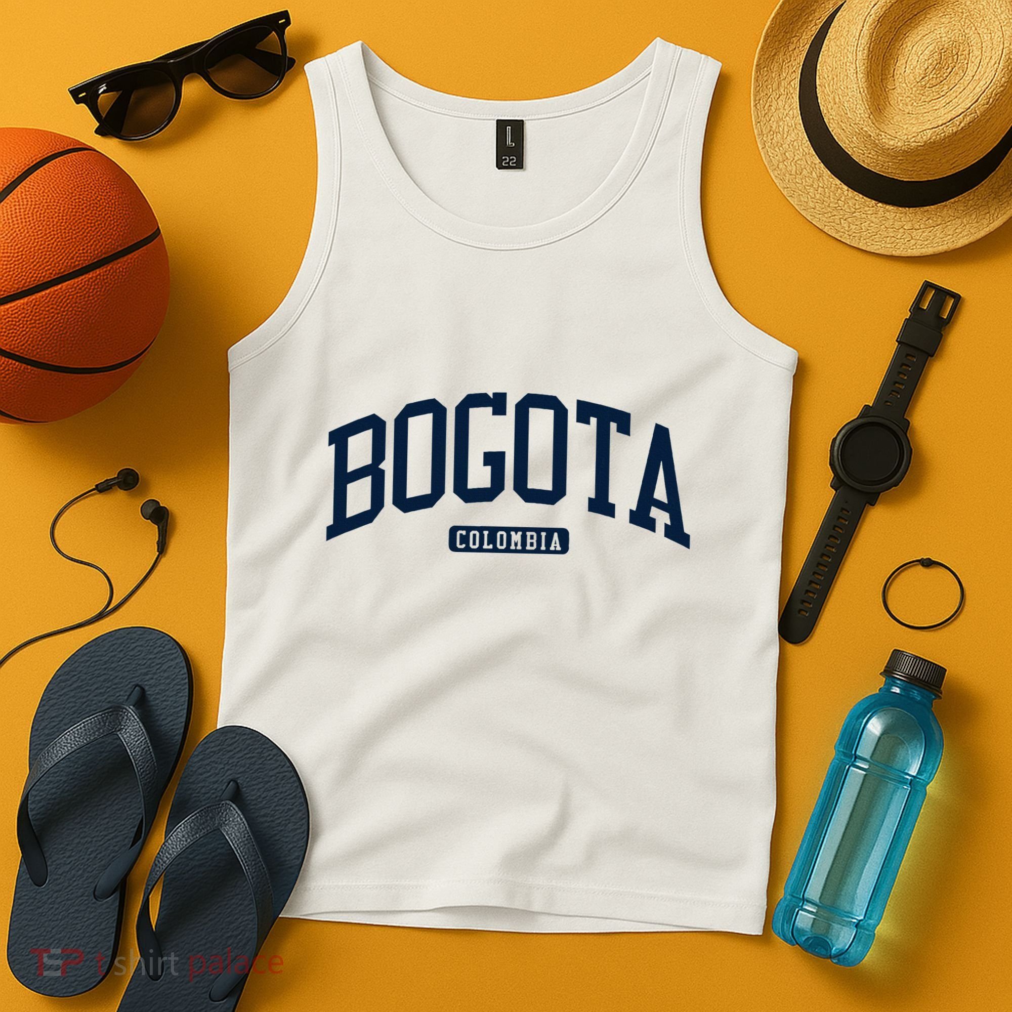 Bogota Colombia College University Style Tank Top