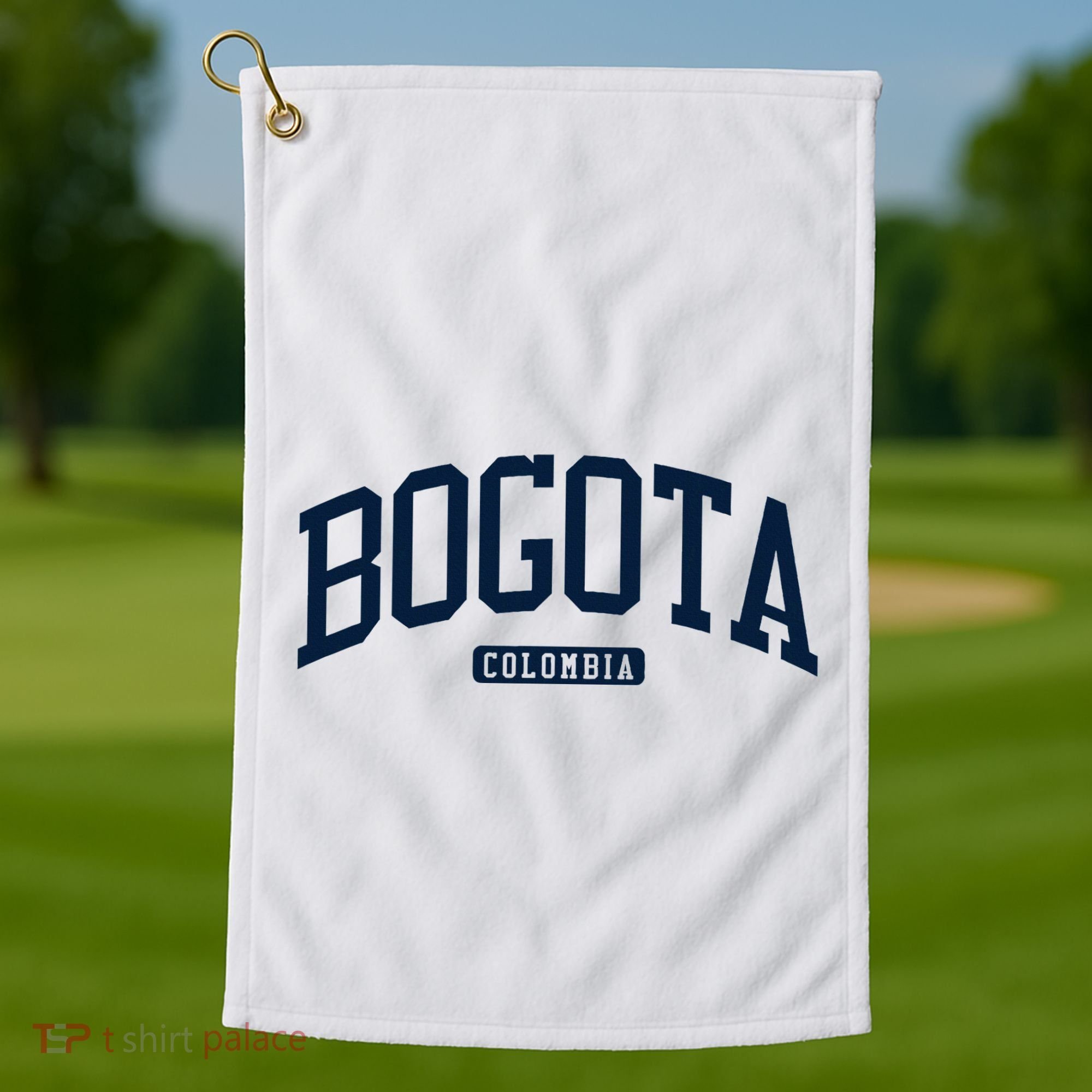 Bogota Colombia College University Style Golf Towel