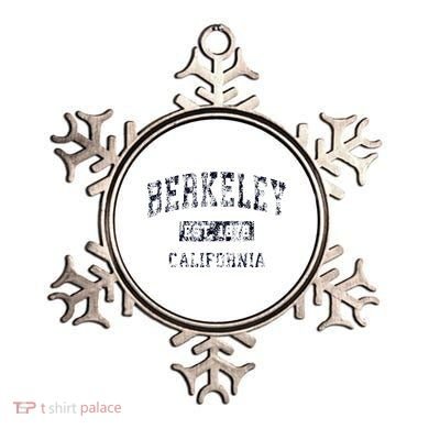 Berkeley California CA Vintage Sports Design Navy Print  Ornament