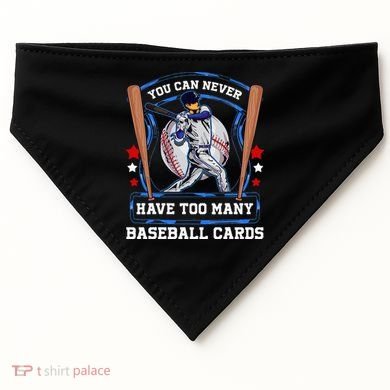 Baseball Cards Collector USA-Made Doggie Bandana