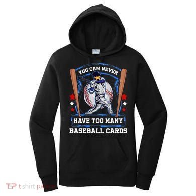 Baseball Cards Collector Women's Hoodie