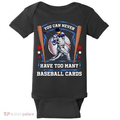 Baseball Cards Collector Baby Bodysuit