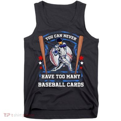 Baseball Cards Collector Tank Top