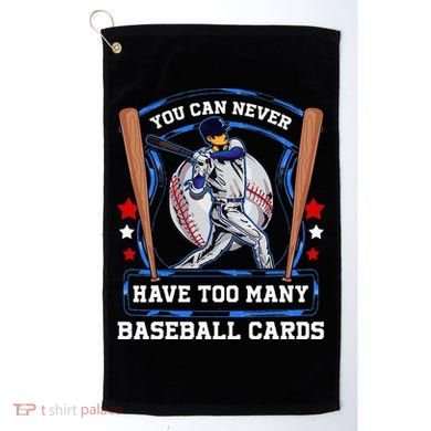 Baseball Cards Collector Golf Towel
