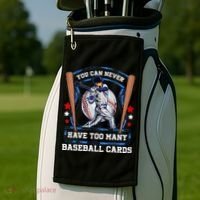 Baseball Cards Collector Golf Towel thumb 2