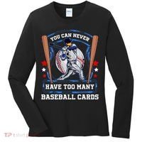 Baseball Cards Collector Women's Long Sleeve Shirt thumb 0