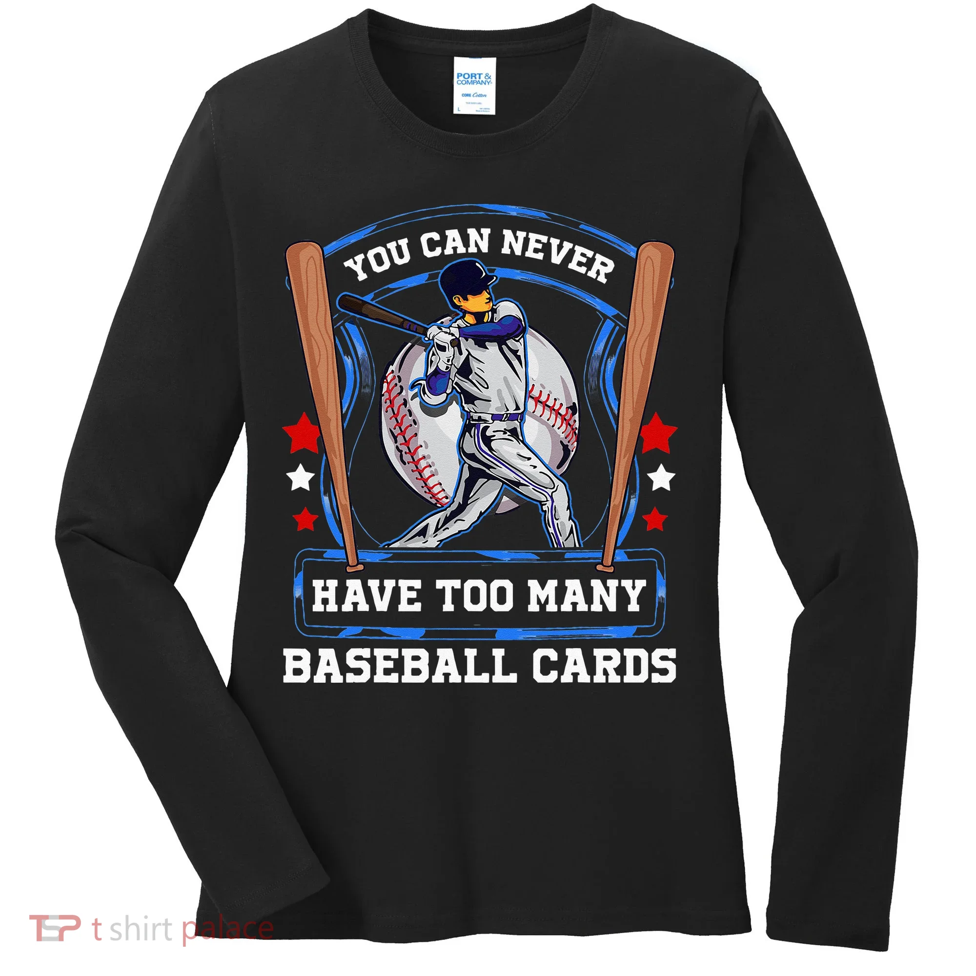 Baseball Cards Collector Women's Long Sleeve Shirt